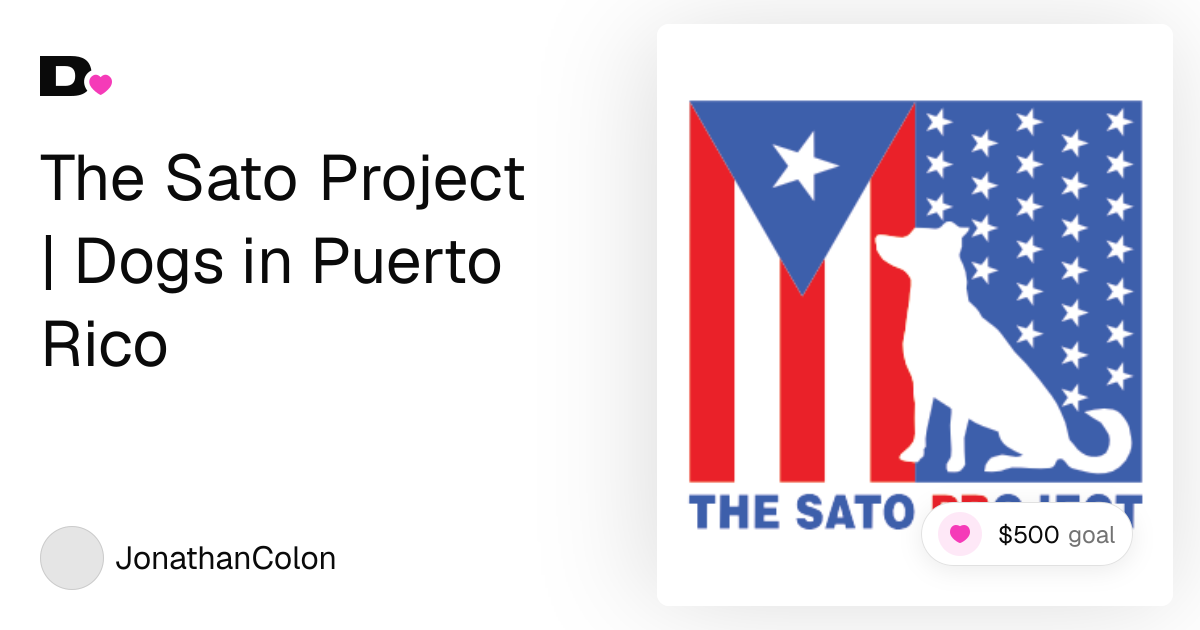Donate.gg | The Sato Project | Dogs in Puerto Rico